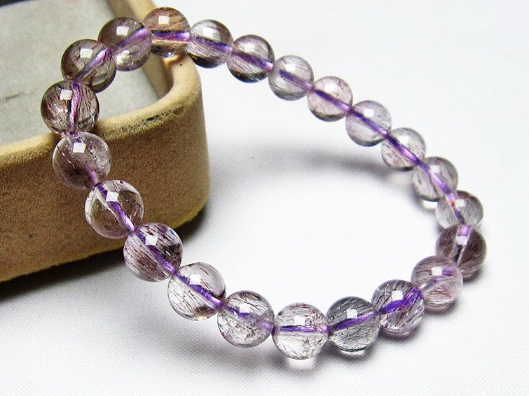 セイクリッドセブン貔貅ブレスレット スーパーセブン ブレスレット セイクリッドセブン 13mm 一点物 メール