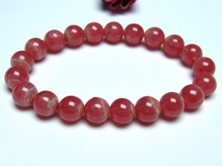 インカローズ ロードクロサイト ブレスレット 9mm [L56-499] 1枚目