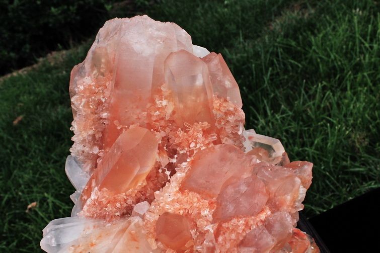 16.7Kg レッドファーデン水晶クラスター 同梱不可 [S66-18]