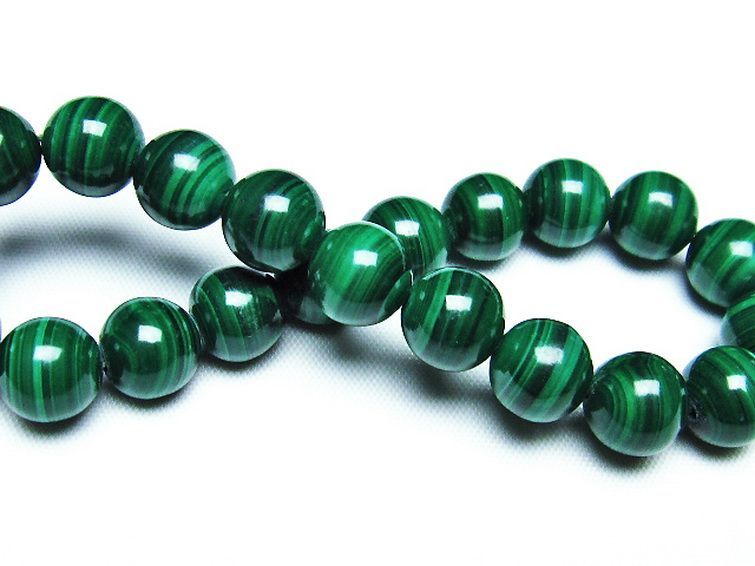 マラカイト ブレスレット 10mm [T115-3825] 2枚目