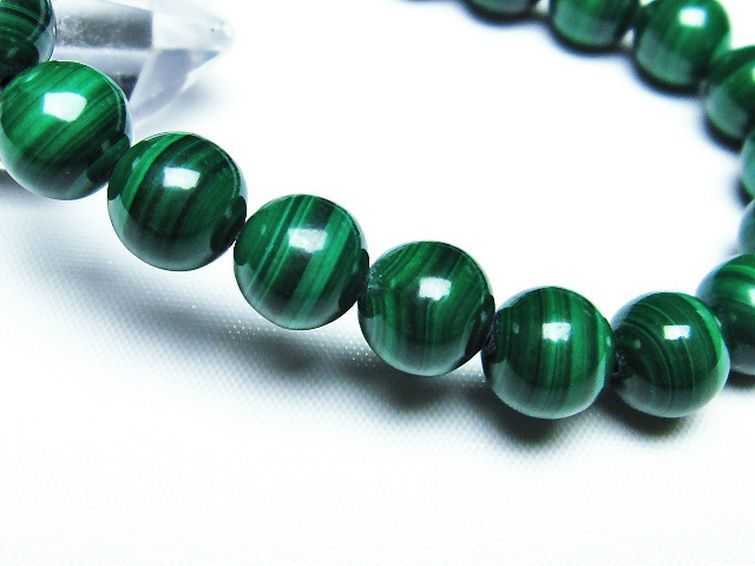 マラカイト ブレスレット 10mm [T115-3825] 3枚目