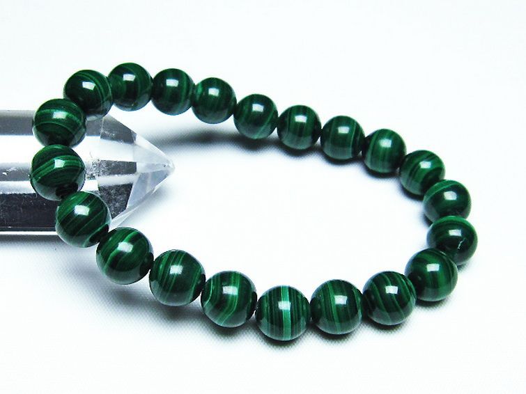 マラカイト ブレスレット 10mm [T115-3826] 1枚目