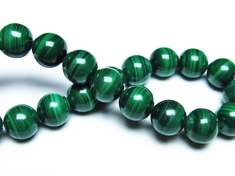 マラカイト ブレスレット 10mm [T115-3835] 2枚目