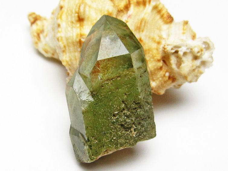 グリーンファントムクォーツ アメリカ産 [T126-7302] 1枚目