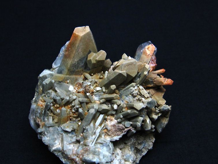 グリーンファントムクォーツ クラスター アメリカ産 [T126-7702] 3枚目