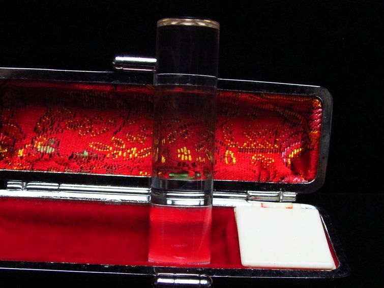 ブルーパワー水晶 印材  15mm [t201-37] 1枚目