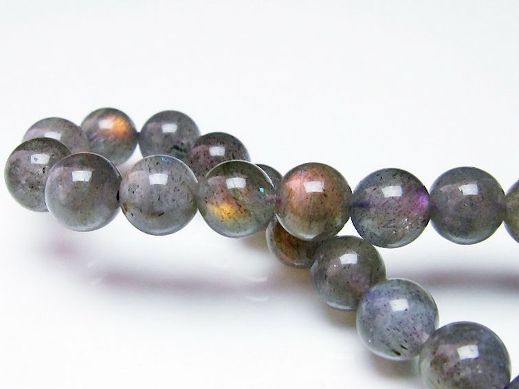 ピンクラブラドライト ブレスレット 9mm [T235-2317] 2枚目