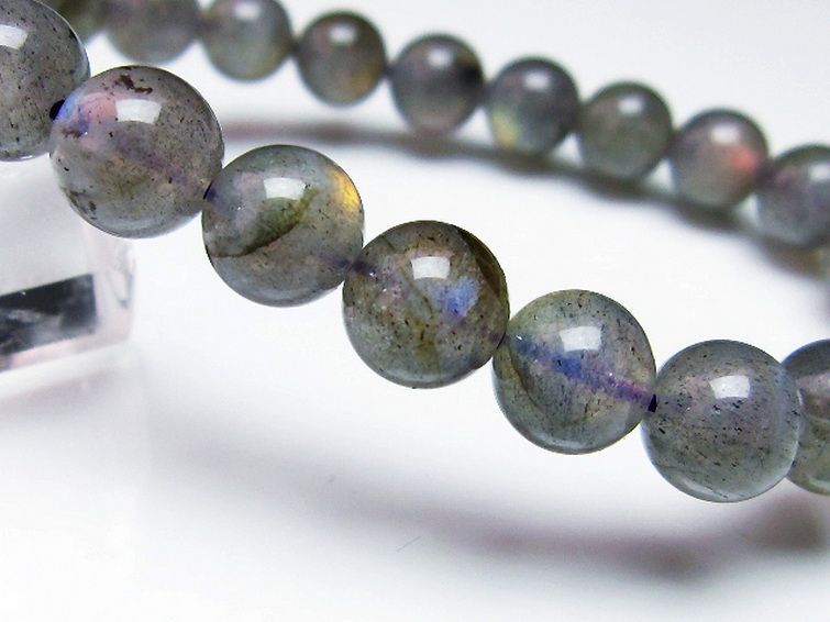 ピンクラブラドライト ブレスレット 9mm [T235-2317] 3枚目