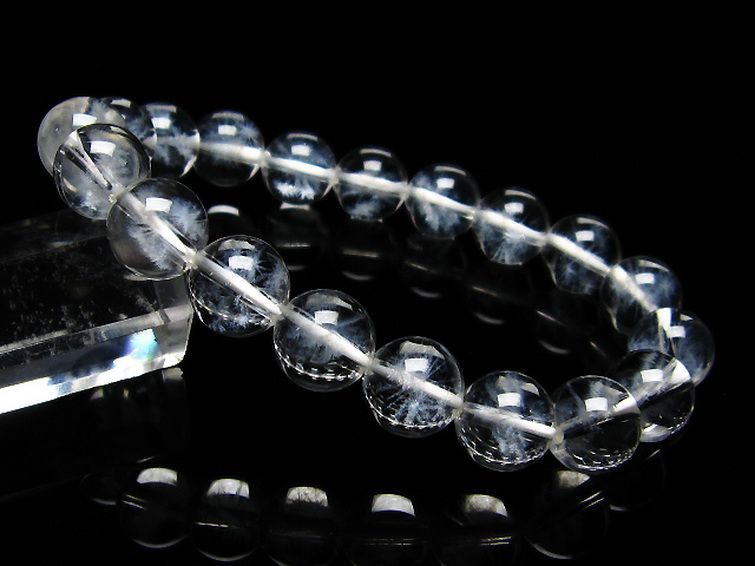 ホワイトスタークォーツ ブレスレット 10mm [T241-2686] 1枚目