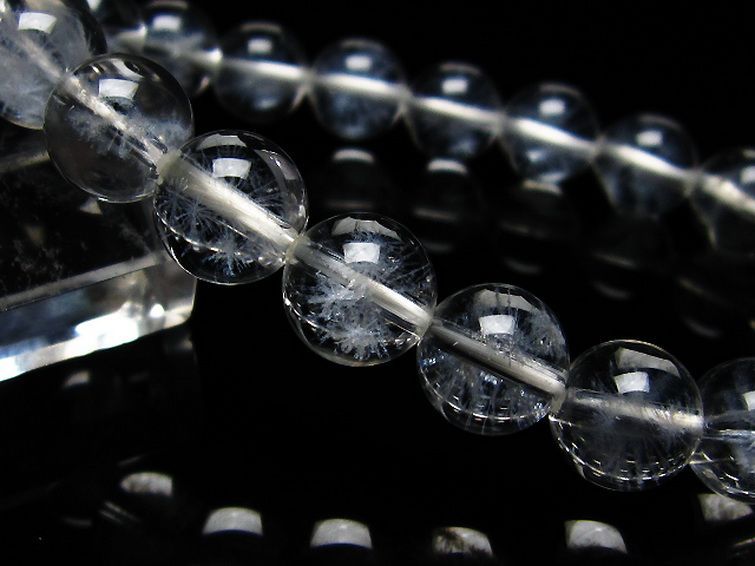 ホワイトスタークォーツ ブレスレット 10mm [T241-2688] 3枚目