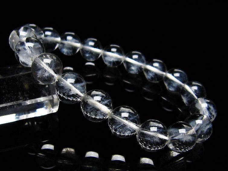 ホワイトスタークォーツ ブレスレット 10mm [T241-2696] 1枚目