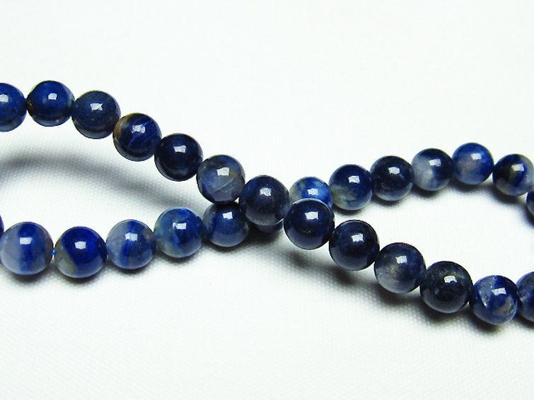 デュモルチェライトインクォーツ ブレスレット 6mm [T286-3327] 2枚目