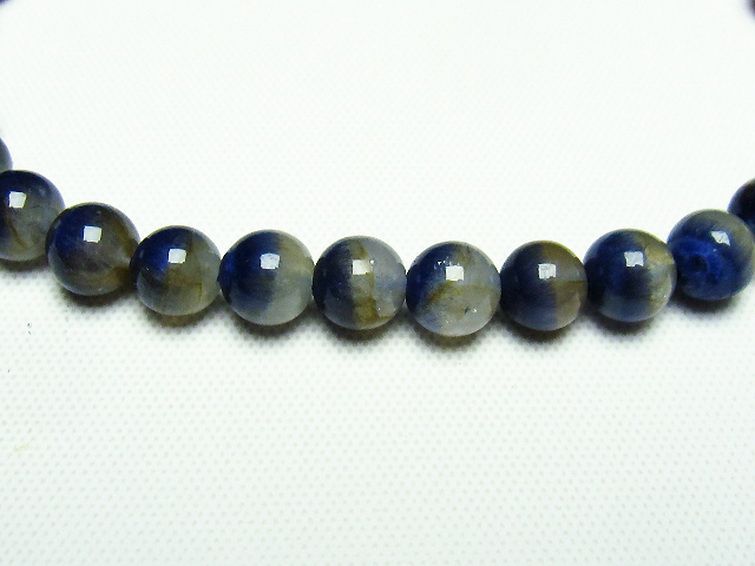 デュモルチェライトインクォーツ ブレスレット 6mm [T286-3735] 3枚目