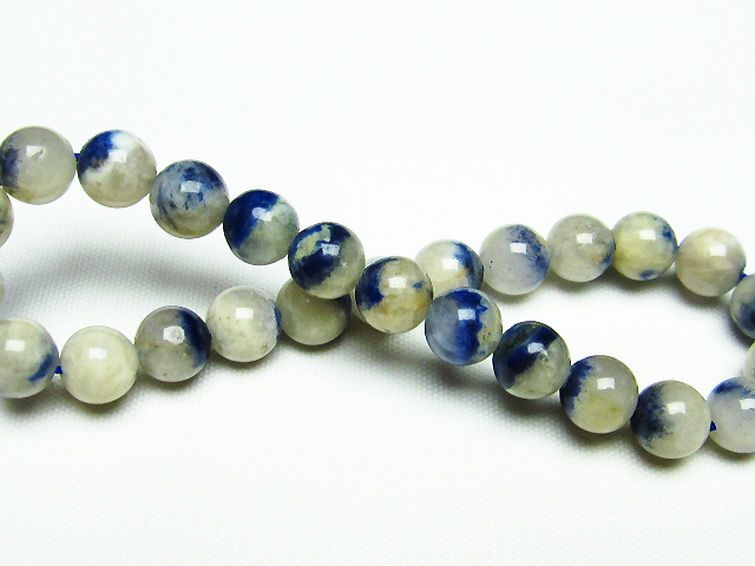 デュモルチェライトインクォーツ ブレスレット 7mm [T286-3899] 2枚目