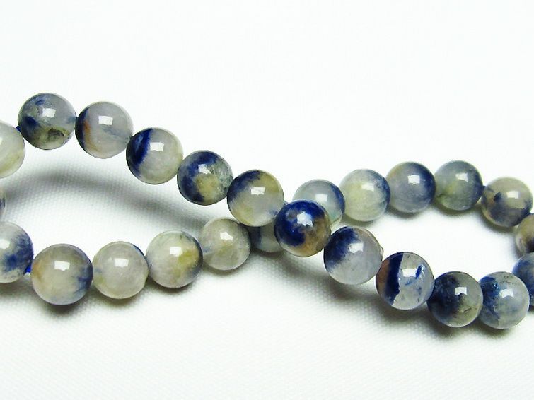 デュモルチェライトインクォーツ ブレスレット 7mm [T286-3904] 2枚目