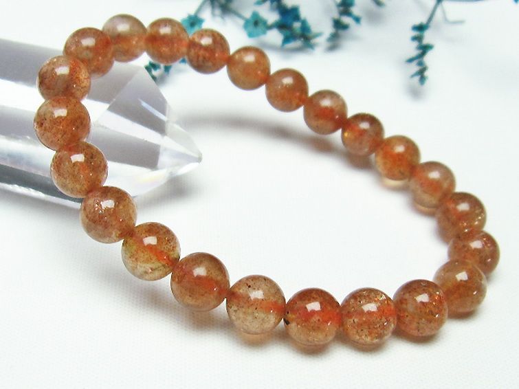アフリカンストロベリークォーツ ブレスレット 8mm [T288-3762] 1枚目
