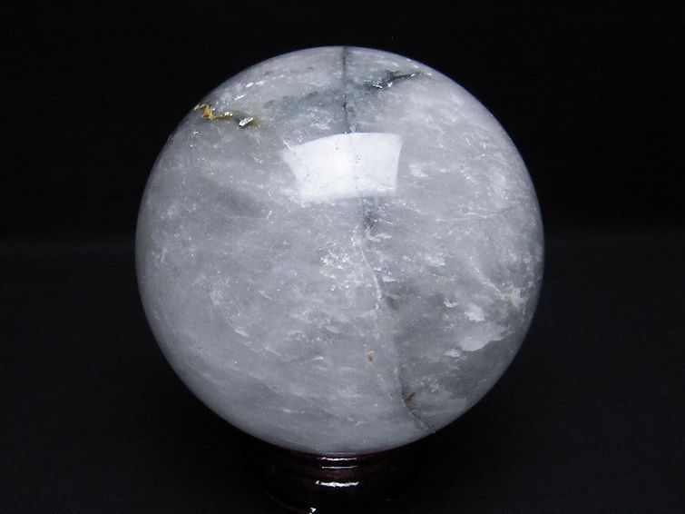 1.8Kg ガーデンクォーツ（庭園水晶） 丸玉 108mm [T296-1747] 3枚目