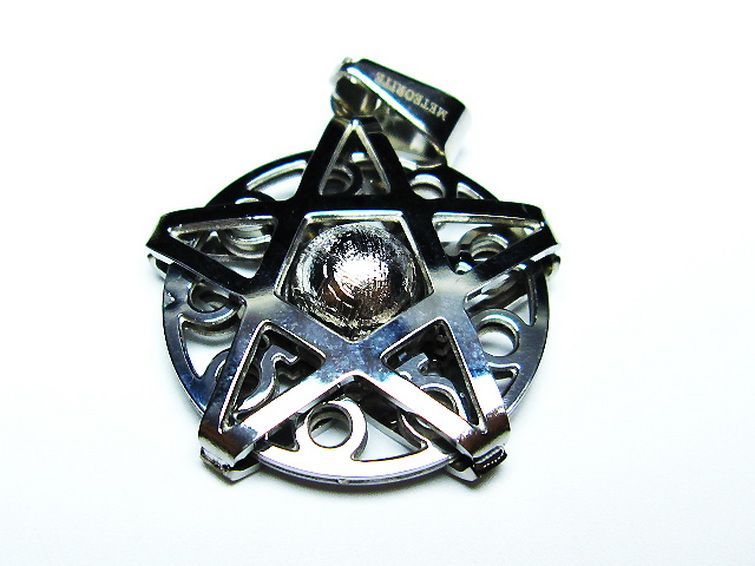 シルバーギベオン メテオライト ペンダント [T309-2423] 1枚目