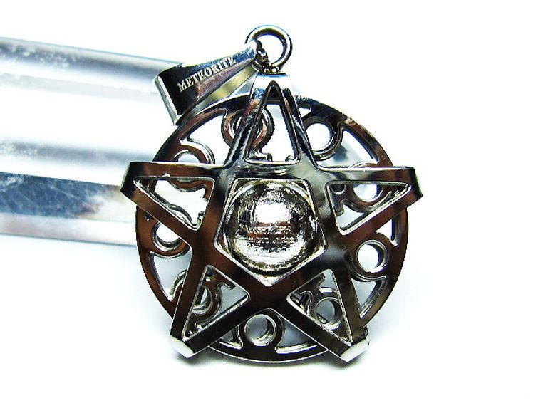 シルバーギベオン メテオライト ペンダント [T309-2428] 2枚目