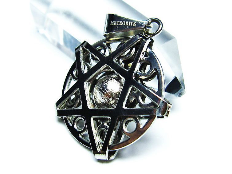 シルバーギベオン メテオライト ペンダント [T309-2428] 3枚目