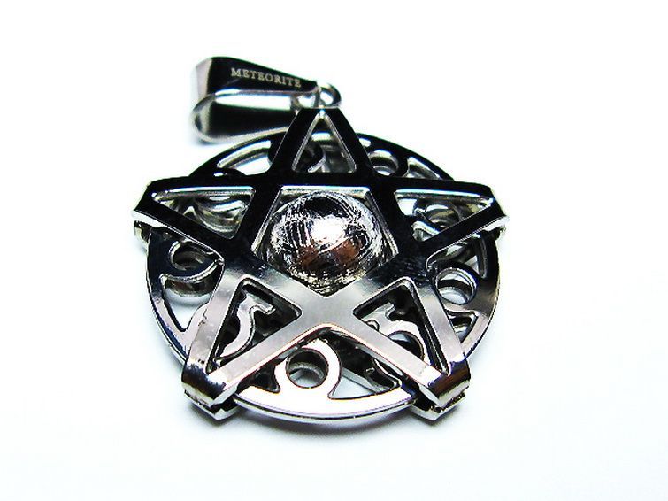 シルバーギベオン メテオライト ペンダント [T309-2436] 1枚目