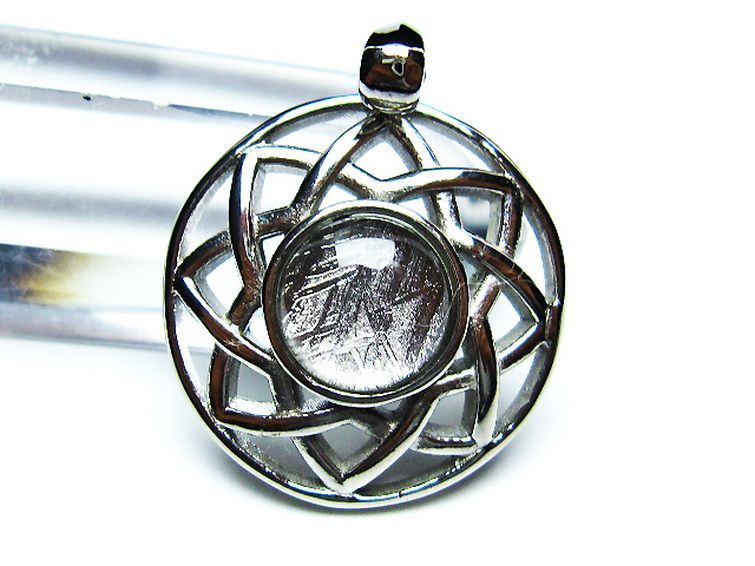 ギベオン メテオライト隕石 太陽神 ペンダント [T309-2519] 2枚目