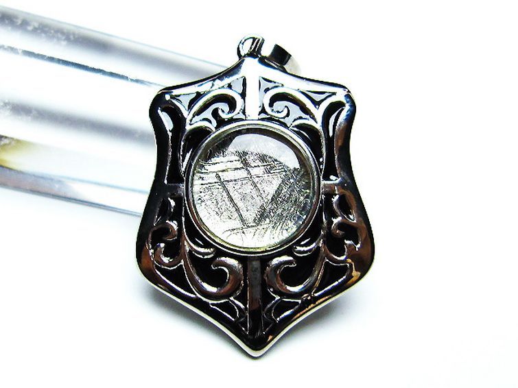 シルバーギベオン メテオライト ペンダント [T309-2567] 2枚目