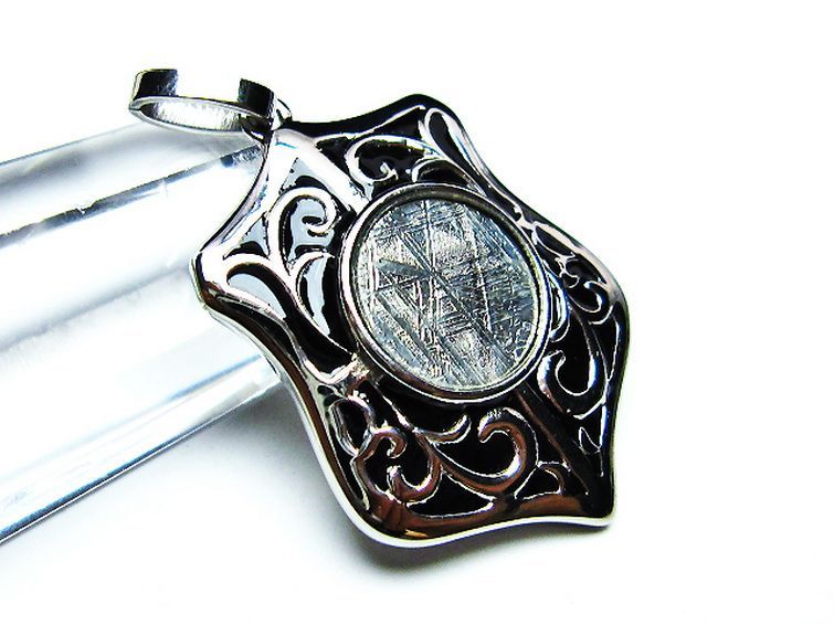 シルバーギベオン メテオライト ペンダント [T309-2569] 3枚目