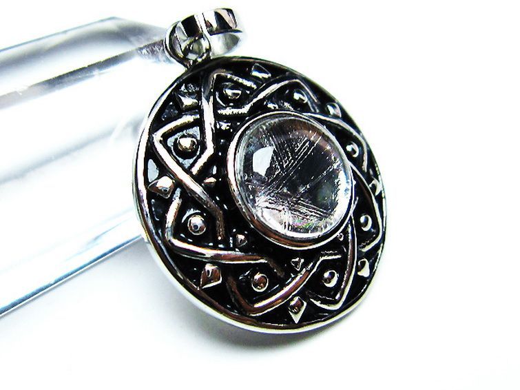 シルバーギベオン メテオライト ペンダント [T309-2582] 3枚目