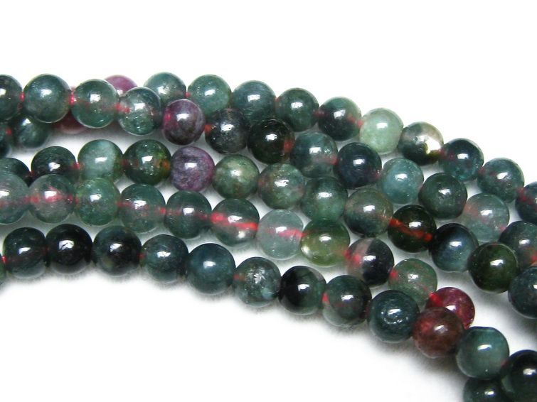 トルマリン3重 ブレスレット ネックレス 兼用可4mm [T33-9500] 2枚目