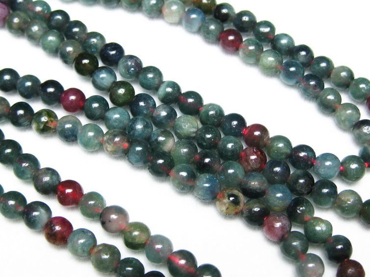 トルマリン3重 ブレスレット ネックレス 兼用可4mm [T33-9500] 3枚目