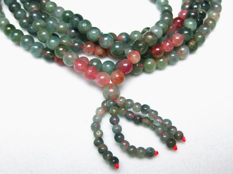 トルマリン3重 ブレスレット ネックレス 兼用可4mm [T33-9501] 2枚目