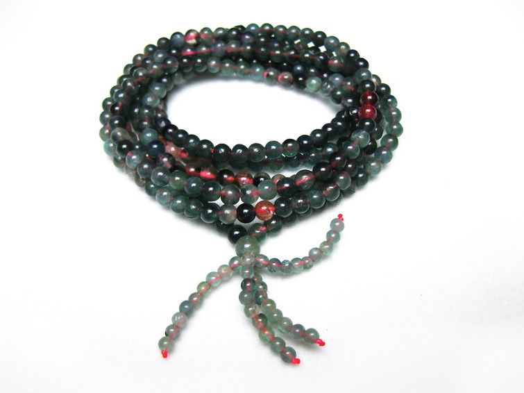 トルマリン3重 ブレスレット ネックレス 兼用可4mm [T33-9503] 1枚目