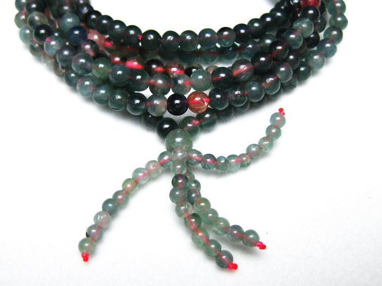 トルマリン3重 ブレスレット ネックレス 兼用可4mm [T33-9503] 2枚目