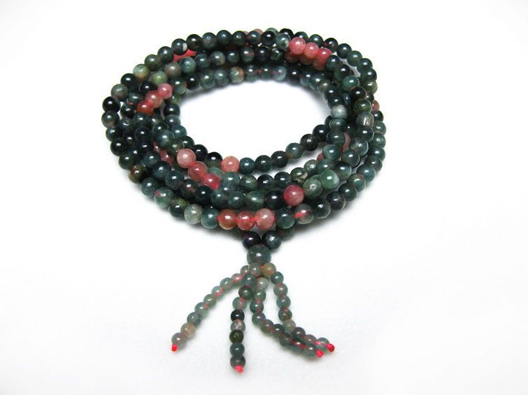 トルマリン3重 ブレスレット ネックレス 兼用可4mm [T33-9504] 1枚目