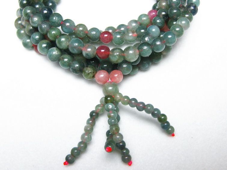 トルマリン3重 ブレスレット ネックレス 兼用可4mm [T33-9506] 2枚目