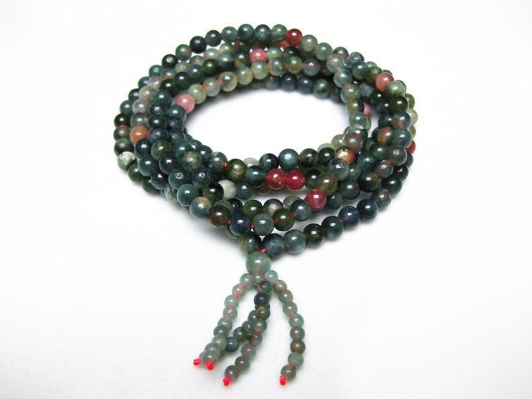 トルマリン3重 ブレスレット ネックレス 兼用可4mm [T33-9507] 1枚目