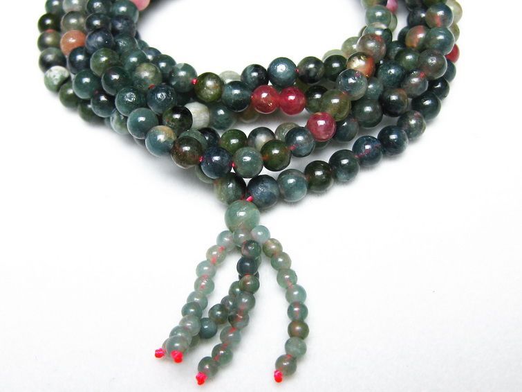 トルマリン3重 ブレスレット ネックレス 兼用可4mm [T33-9507] 2枚目