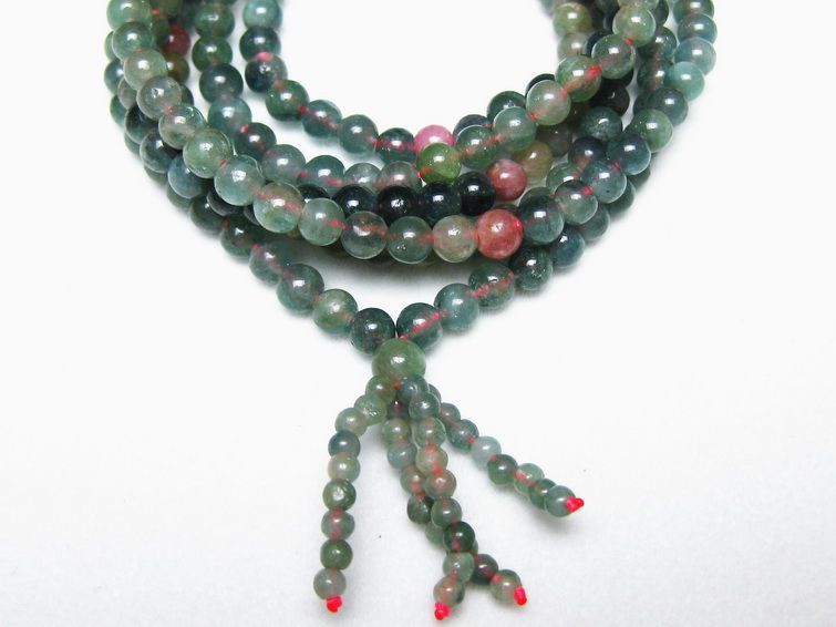 トルマリン3重 ブレスレット ネックレス 兼用可4mm [T33-9509] 2枚目