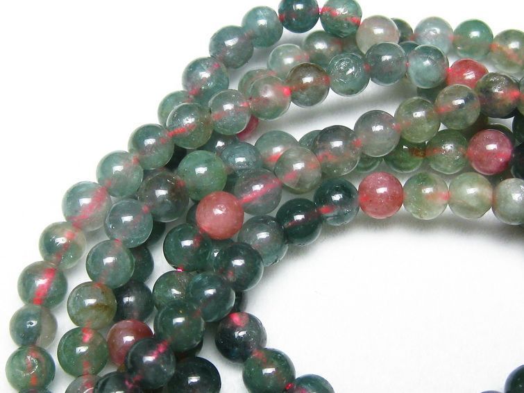 トルマリン3重 ブレスレット ネックレス 兼用可4mm [T33-9509] 3枚目