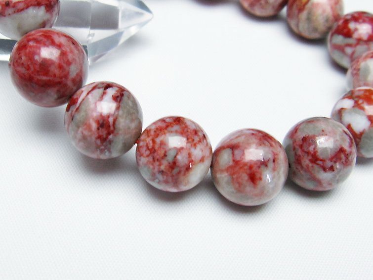 シナバークォーツ 賢者の石 ブレスレット 15mm [T34-11495] 3枚目