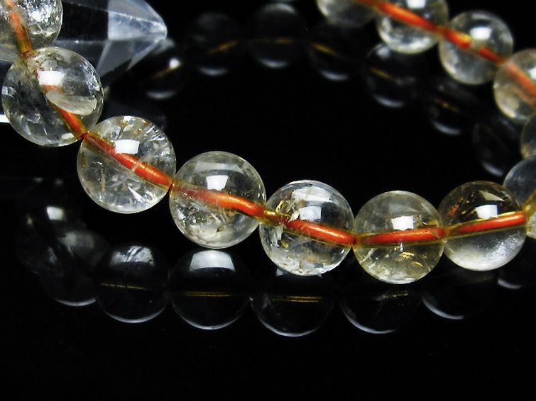 虹入り シトリン ブレスレット 10mm [T366-11247] 3枚目