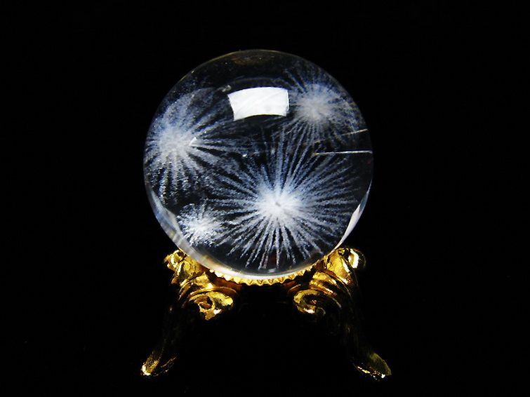 ホワイトスタークォーツ 丸玉 20mm [T371-2609] 1枚目