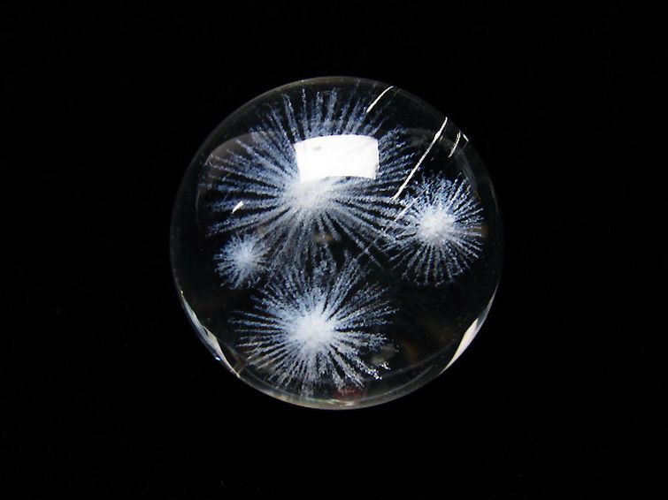 ホワイトスタークォーツ 丸玉 20mm [T371-2609] 2枚目