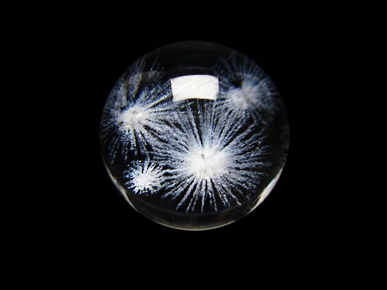 ホワイトスタークォーツ 丸玉 20mm [T371-2624] 3枚目