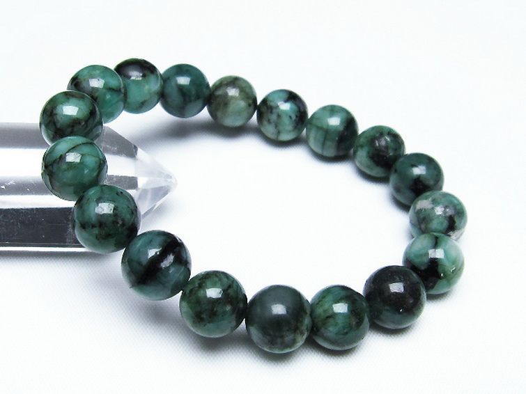 エメラルド ブレスレット 11mm [T398-8389] 1枚目