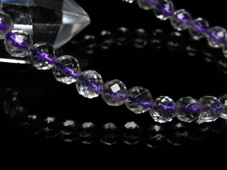 アメジスト ブレスレット 6mm T404-1109[T404-1109] 3枚目