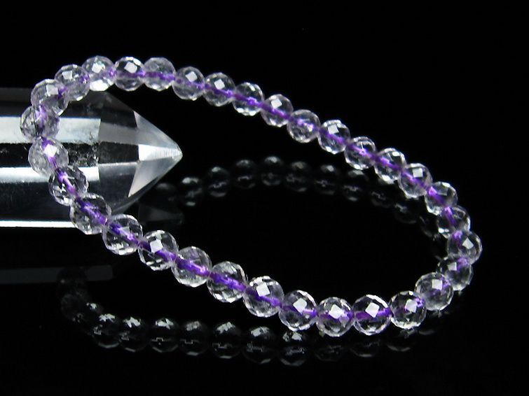 アメジスト ブレスレット 6mm [T404-1314] 1枚目