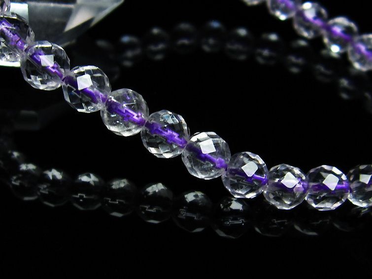アメジスト ブレスレット 6mm [T404-1314] 3枚目