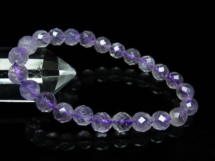 アメジスト ブレスレット 8mm [T404-1388] 1枚目